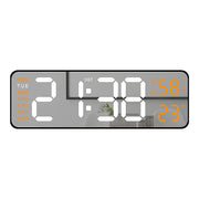 Horloge Murale LED Moderne – Réveil Numérique 12/24H