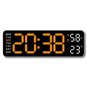 Horloge Murale LED Moderne – Réveil Numérique 12/24H