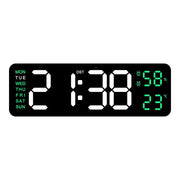Horloge Murale LED Moderne – Réveil Numérique 12/24H